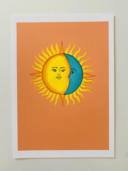 Sun & Moon Print